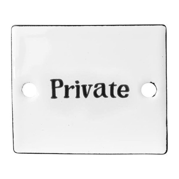  Ib Laursen Metalskilt Private