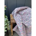Ib Laursen Quilt lavendel m/blomster