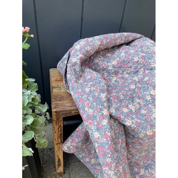 Ib Laursen Quilt lavendel m/blomster
