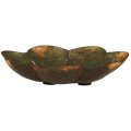 Ib Laursen Stage t/bloklys blomsterformet gr�n patina