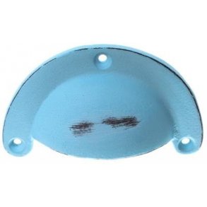 La Finesse Metal Greb, Halvrund - Turkis Bl