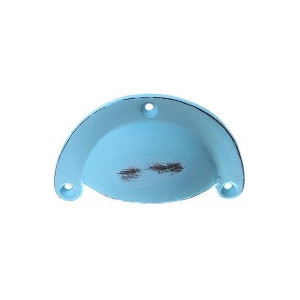 La Finesse Metal Greb, Halvrund - Turkis Bl