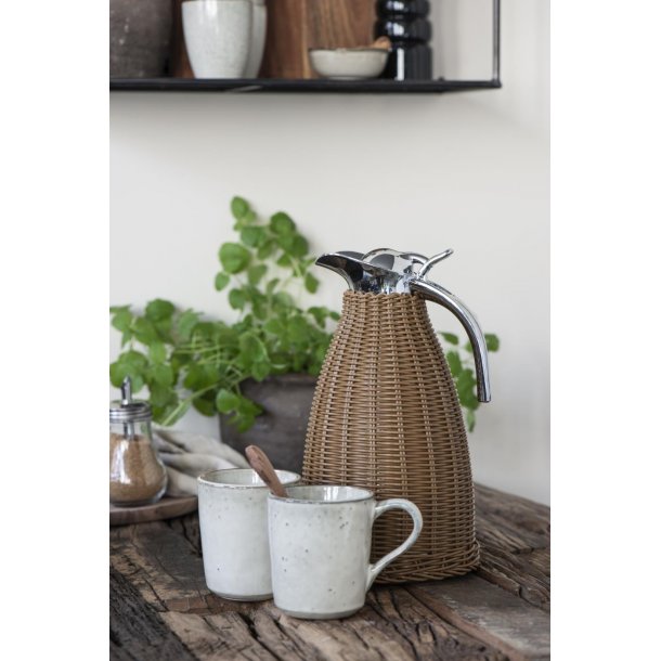 Ib Laursen Termokande brun polyrattan flet