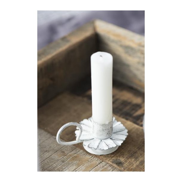 Ib Laursen Stage t/bedelys blomst m/hank, hvid