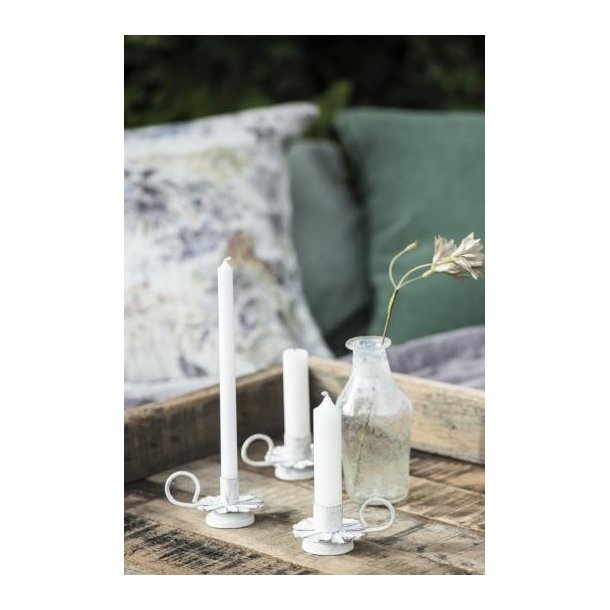 Ib Laursen Stage t/bedelys blomst m/hank, hvid