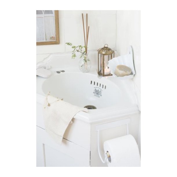 Ib Laursen Toiletpapirholder - Hvid m/trrulle