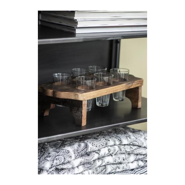 Ib Laursen Quilt hvid m/sort paisley