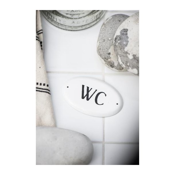 Ib Laursen Metalskilt WC