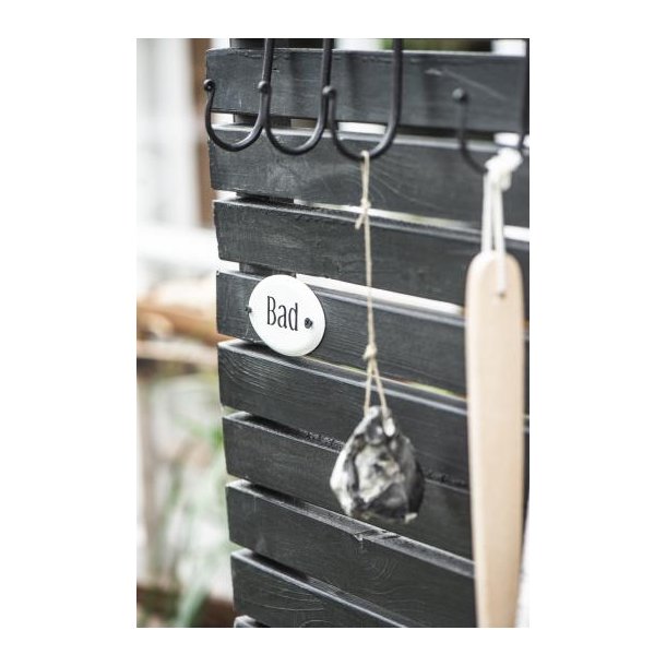 Ib Laursen Metalskilt Bad