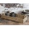 Chic Antique Bakke i flet m. hndtag