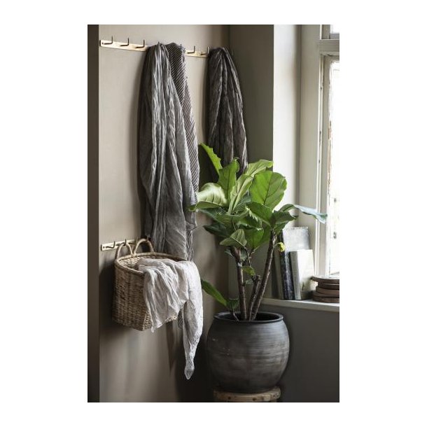 Ib Laursen Knagerkke m/8 knager antik messing