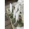 Ib Laursen Kertelys bundt m/10 stk hvid