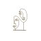 Speedtsberg Trd Ansigt Guld, 16x5x25cm