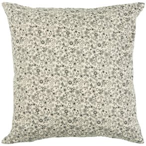 Ib Laursen Pudebetrk Beige Baggrund m/sorte Blomster