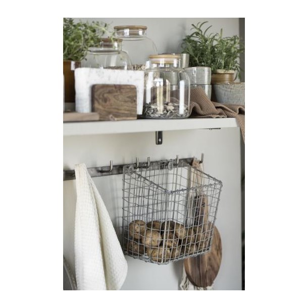 Ib Laursen Knagerkke m/3 knager rustfri stl-look