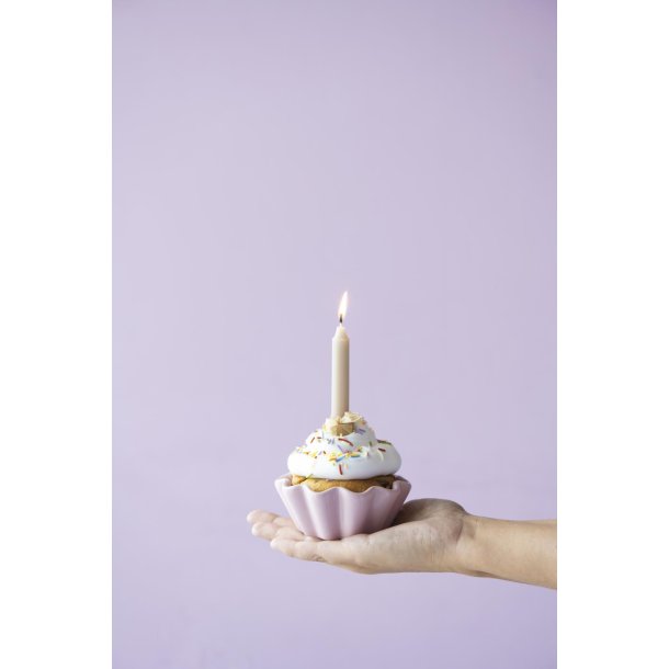 Ib Laursen Kertelys bundt m/10 stk malva