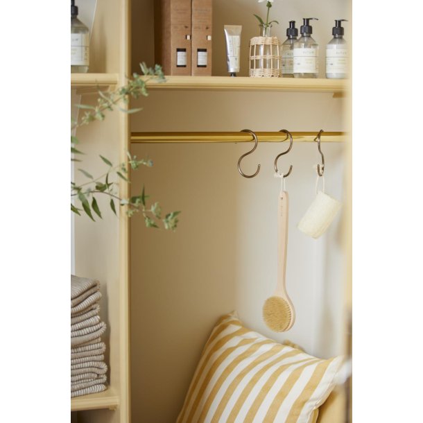 Ib Laursen S-krog antik messing-look