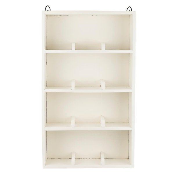 Ib Laursen Vghylde m/4 opdelte hylder 12 rum UNIKA