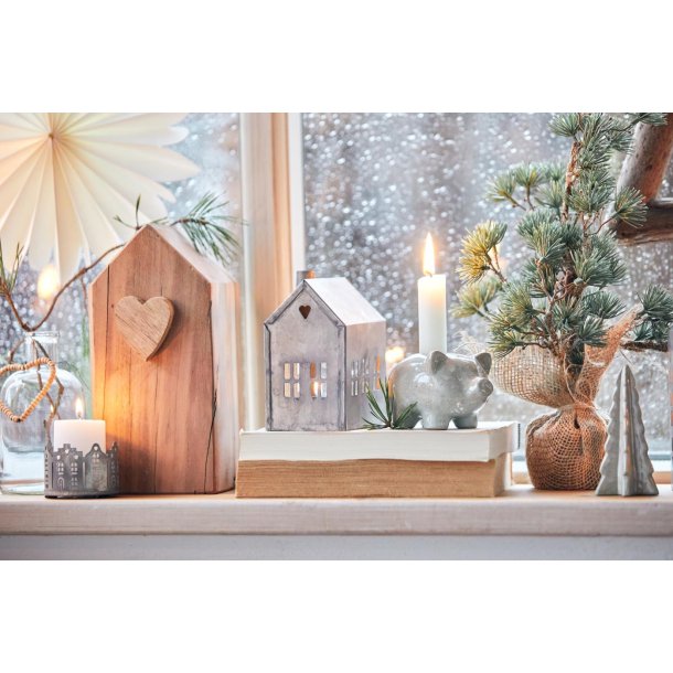 Ib Laursen Stage t/bedelys gris grn/natur meleret