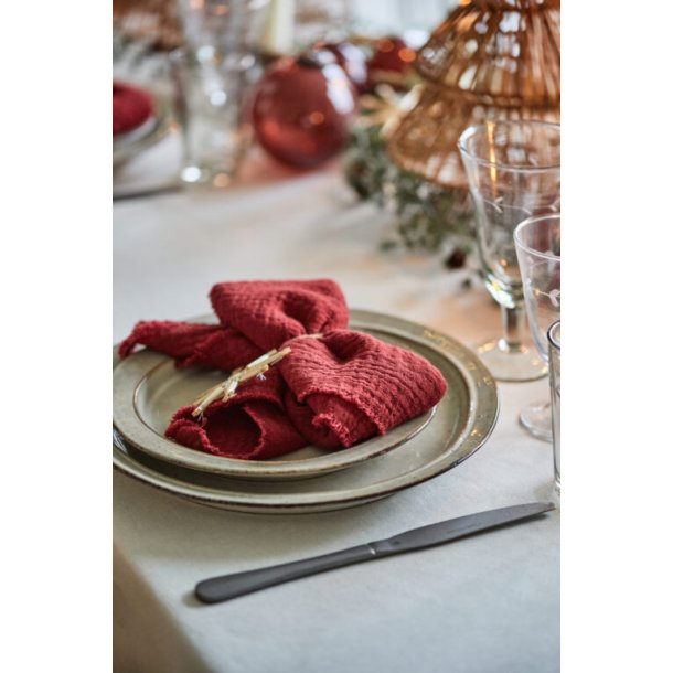 Ib Laursen Stofserviet Dobbeltvvet Rd