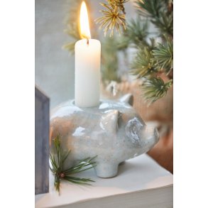 Ib Laursen Stage t/bedelys gris grn/natur meleret