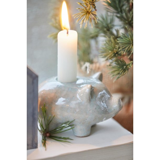 Ib Laursen Stage t/bedelys gris grn/natur meleret