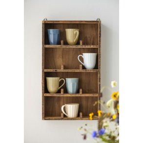 Ib Laursen Vghylde m/4 opdelte hylder 12 rum UNIKA