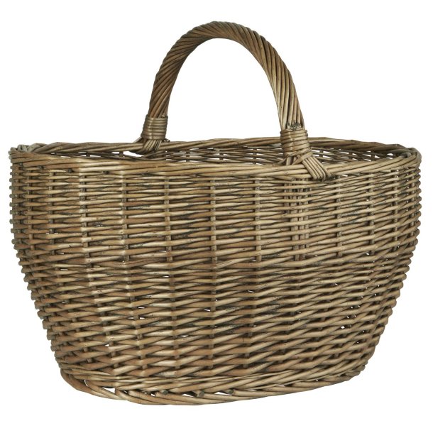 Indk�bskurv m/hank p� tv�rs