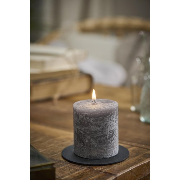 Ib Laursen Plade t/bloklys Rund Sort, 10.5