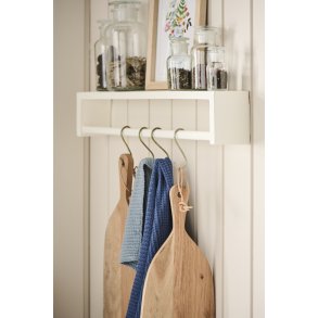 Ib Laursen Hylde m/forkant. Vendbar til hylde m/tvrstang under.