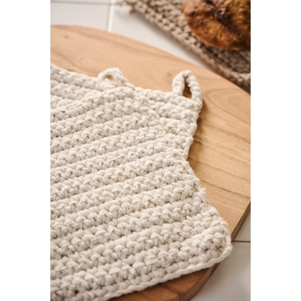 Ib Laursen Grydelap Lys Beige Hklet