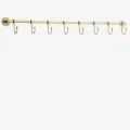 Madam  Stoltz Knagerkke Med 8 Kroge, Antique Brass