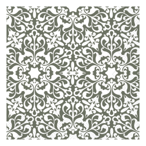 Chic Antique Serviet m. mnster, Oliven