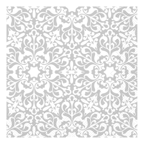 Chic Antique Serviet m. Mnster, Fransk Gr