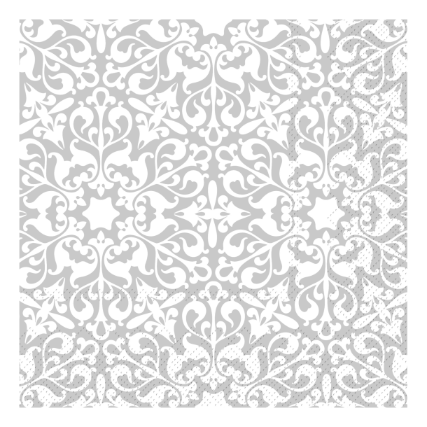 Chic Antique Serviet m. Mnster, Fransk Gr