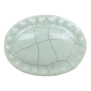 Chic Antique Greb oval m. krakeleret m�nster, Verte