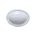 Chic Antique Greb m. perlekant h�ndlavet, Hvid