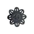 Chic Antique Greb m. fransk lilje, Sort