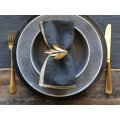 Chic Antique Servietring m. blade, Messing