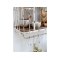 Chic Antique Gl. hylde med 5 Knager, Antique Creme