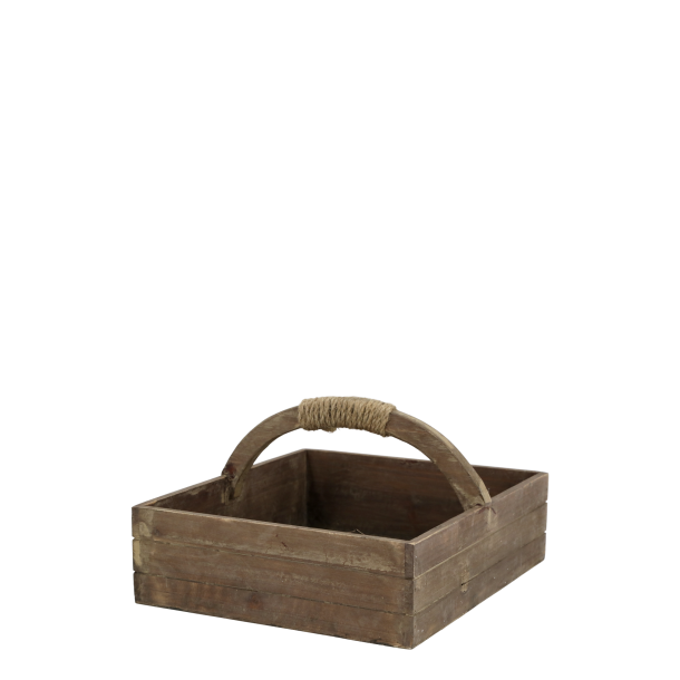 Chic Antique Kasse m. H�ndtag Og 2 Kasser