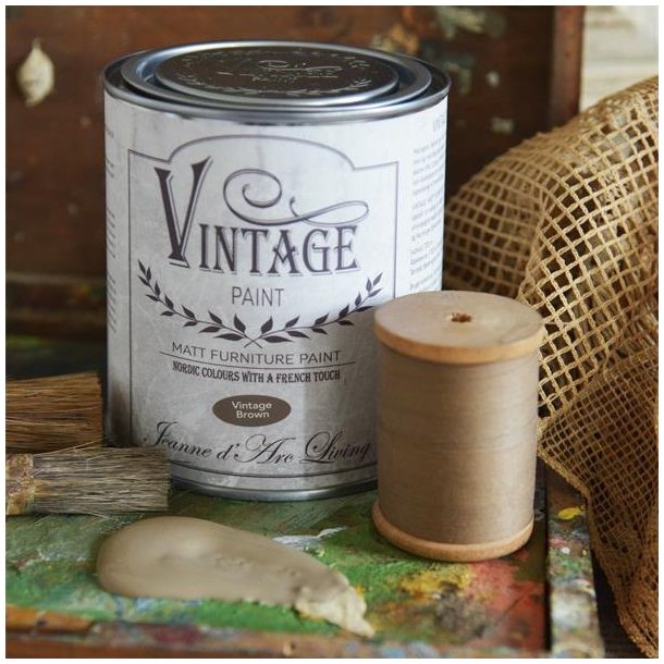 Jeanne d'Arc Living Vintage Brown Kalkmaling, 700ml