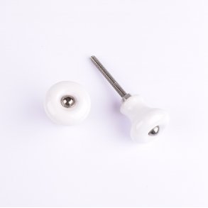 La Finesse Nostalgisk Porcel�nsknop, Hvid