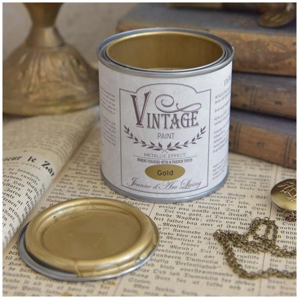 Jeanne d'Arc Living Gold Metallic Kalkmaling, 200ml