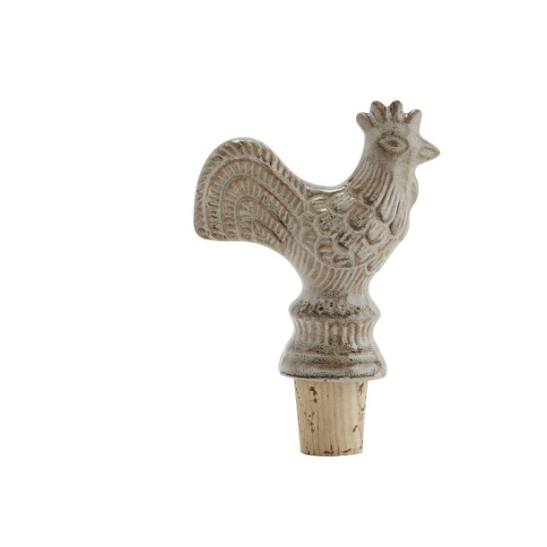 Madam Stoltz Hndmalet Flaskeprop, Beige