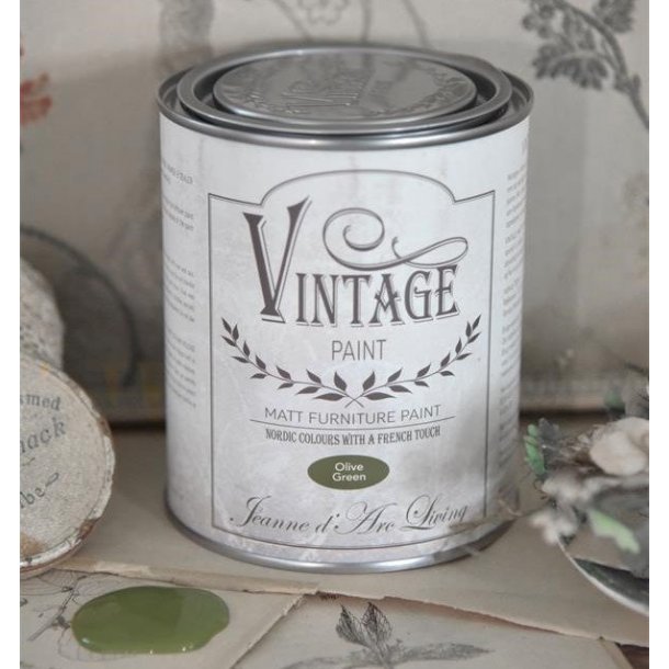 Jeanne d'Arc Living Olive Green Kalkmaling, 700ml