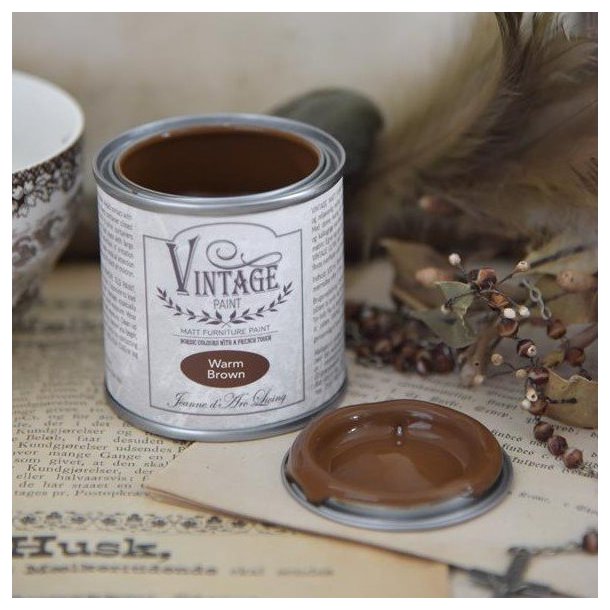 Jeanne d'Arc Living Warm Brown Kalkmaling, 100ml