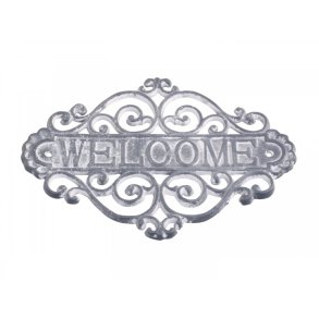 Chic Antique Skilt Welcome, Antique Gr
