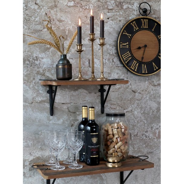 Chic Antique Hyldekngt i Stbejern, Antique Sort