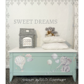 Vintage Paint Redesign decor transfers sweet dreams  60,96x88,90 into 2 sheets
